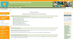 Desktop Screenshot of palau.chm-cbd.net